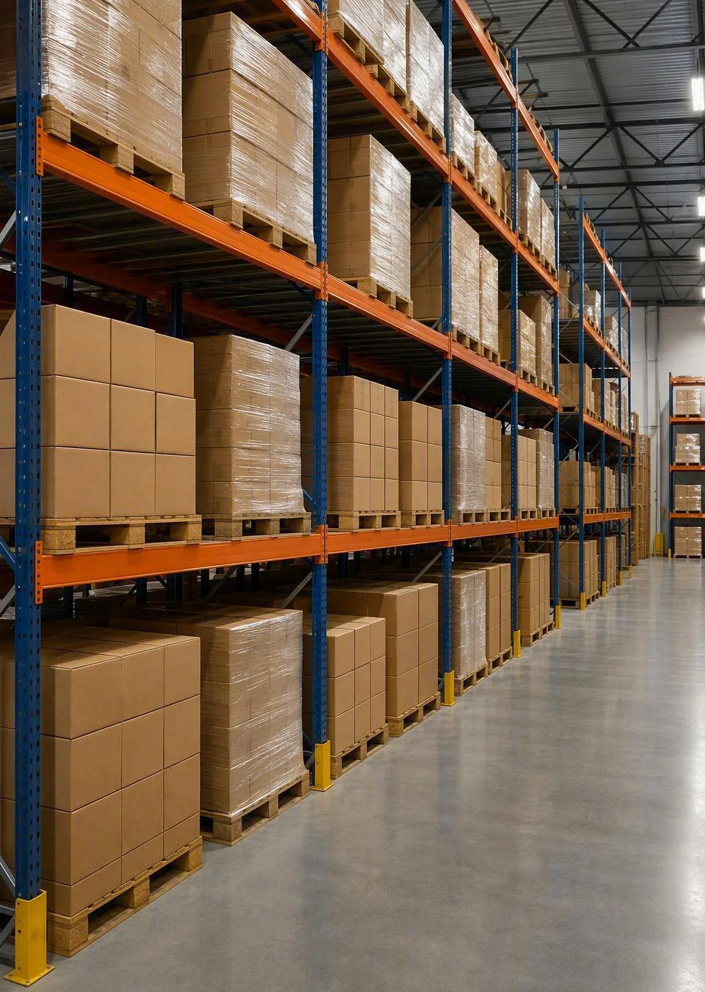 Organised warehouse and supply inventory